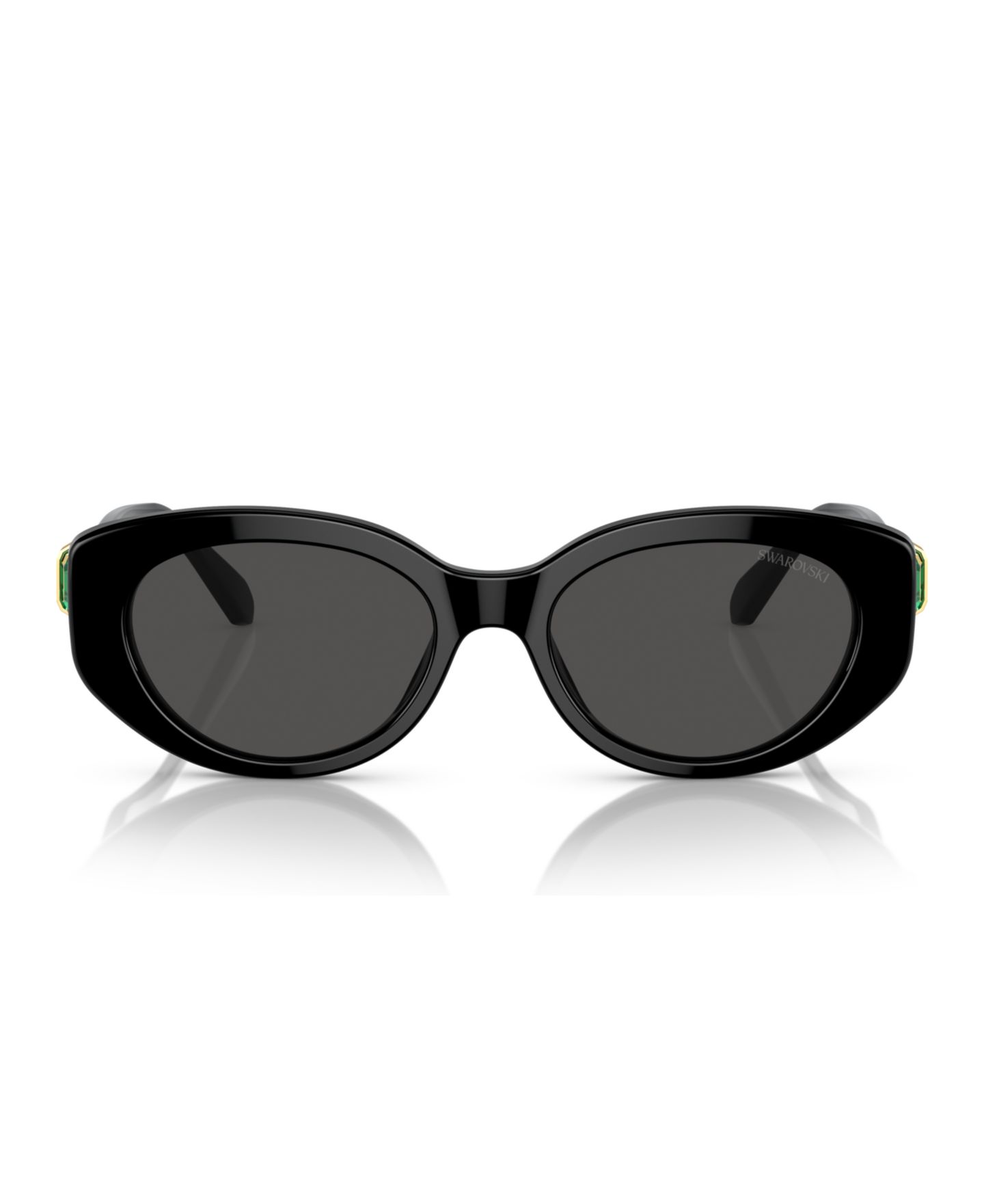 Женские солнцезащитные очки Swarovski Sunglasses SK6002, цвет: Чёрный — фото 2