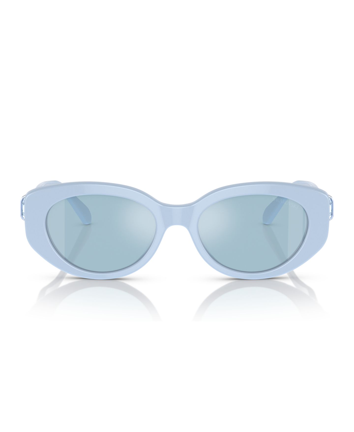 Женские солнцезащитные очки Swarovski Sunglasses, Mirror SK6002, цвет: Светлый синий — фото 3