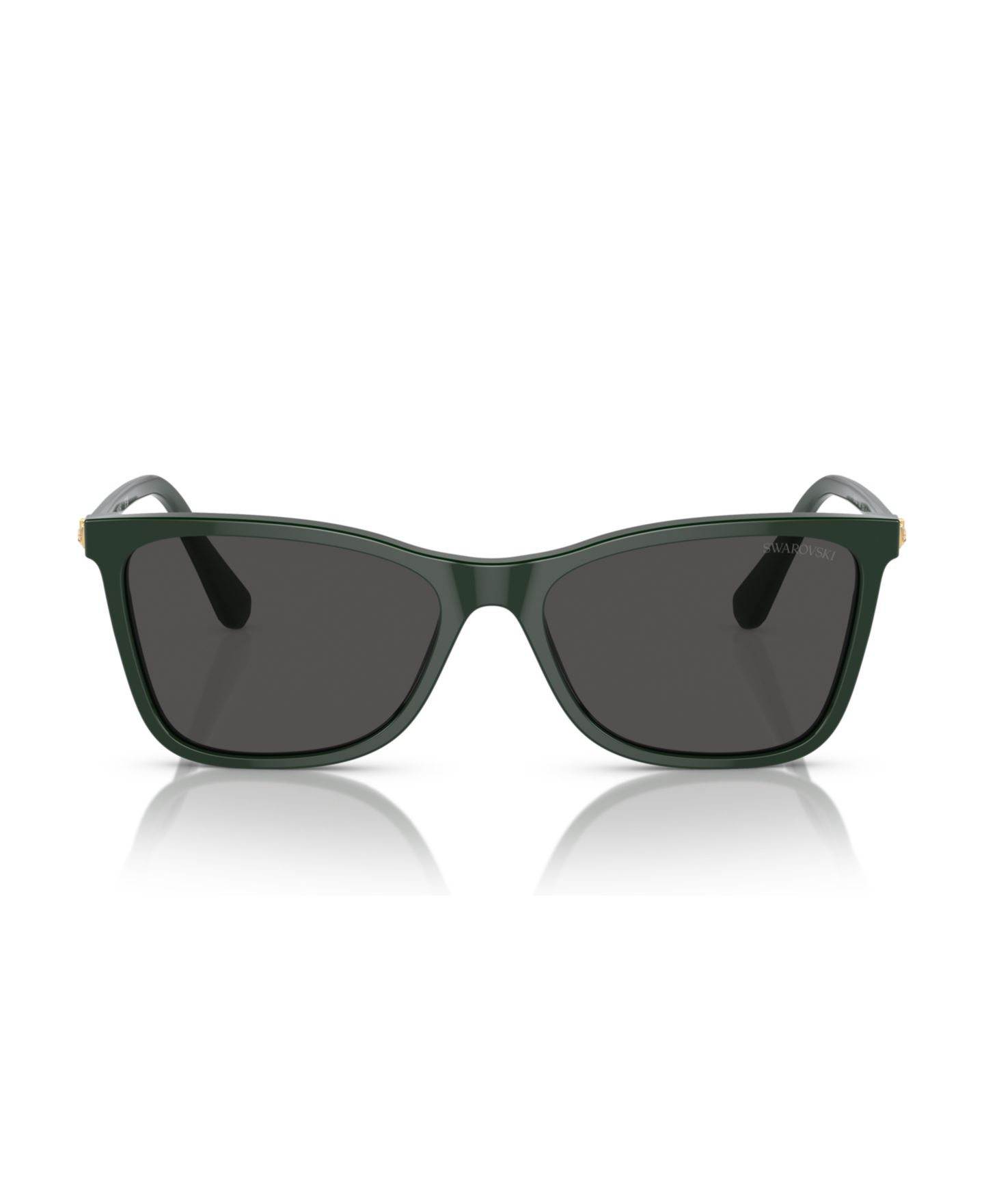 Женские солнцезащитные очки Swarovski Sunglasses SK6004, цвет: Зелёный изумрудный — фото 2