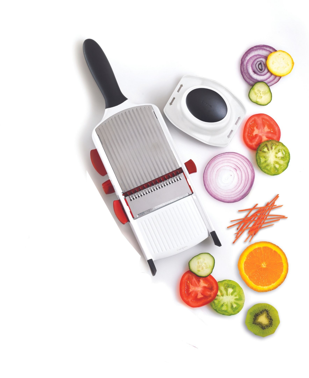 Cuisipro 3 Blade 14" Handheld Mandoline In Silver