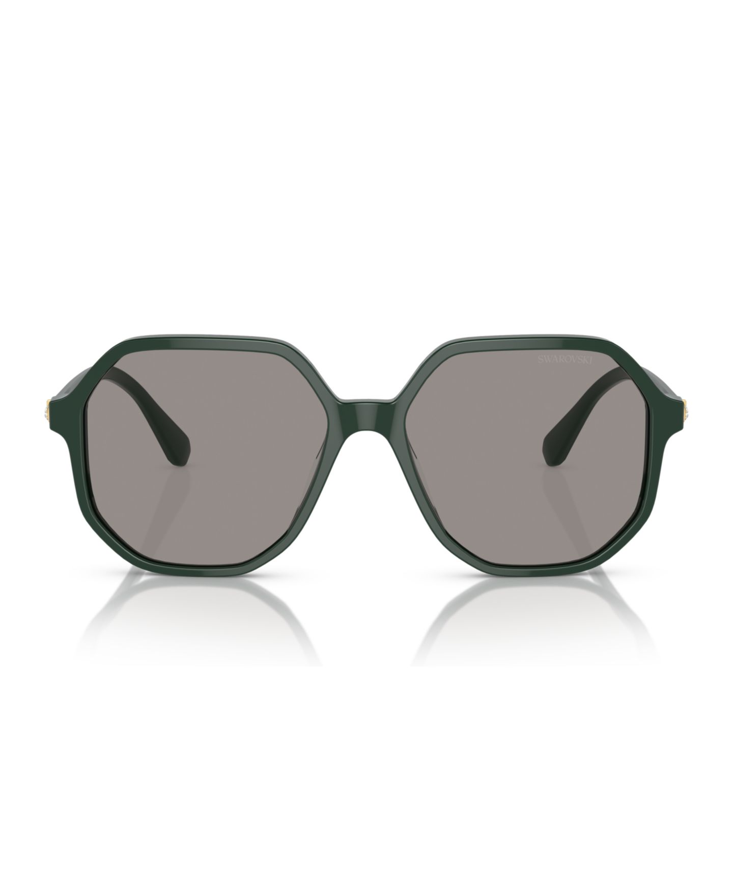 Женские солнцезащитные очки Swarovski Sunglasses, Photocromic SK6003, цвет: Зелёный — фото 2