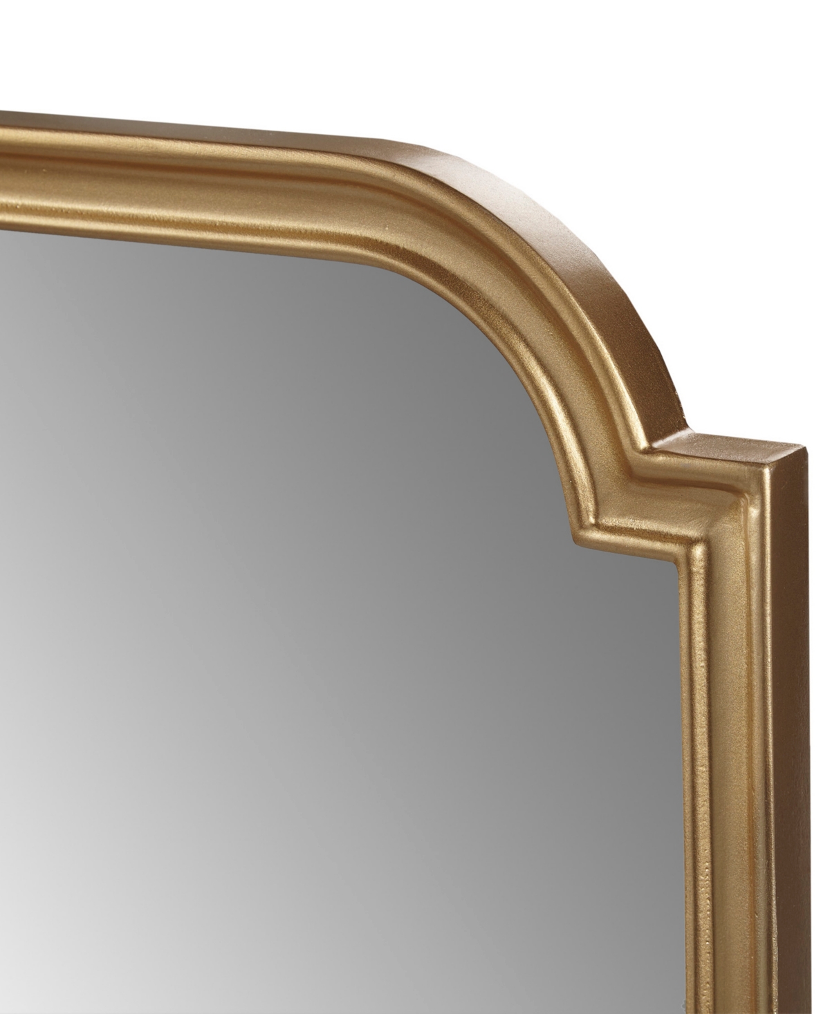 Shop Madison Park Adelaide Gold-tone Scalloped Wood Wall Mirror