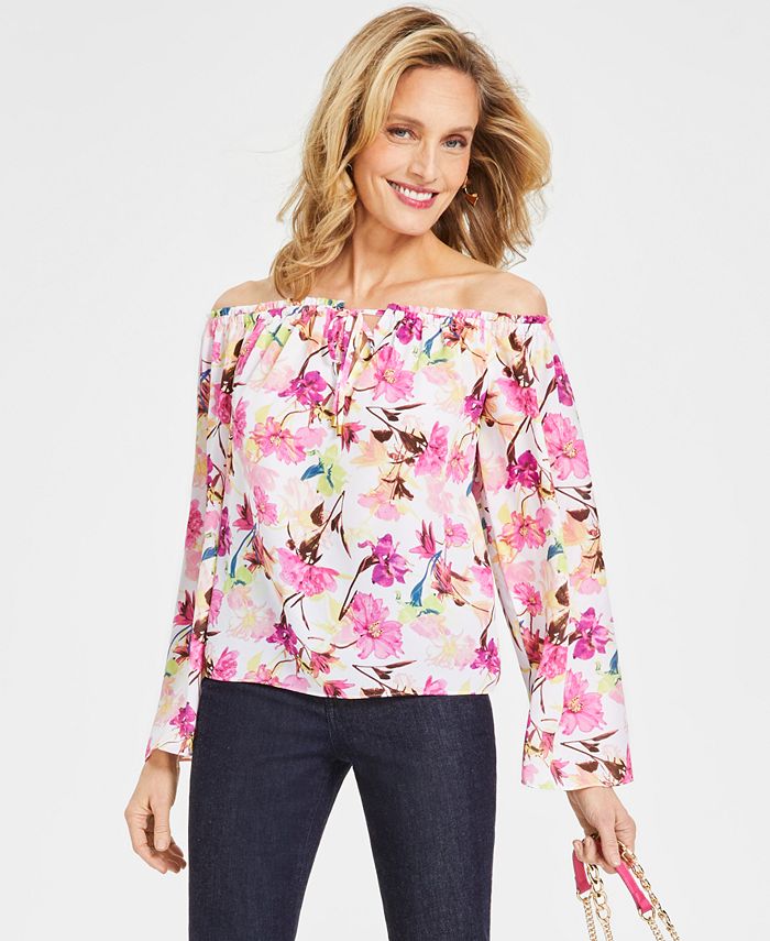 I.N.C. International Concepts Women s Off The Shoulder Blouse