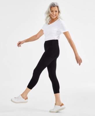 Petite High-Rise Cropped Leggings
