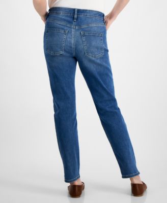 Women's Mid-Rise Stretch Slim-Leg Jeans