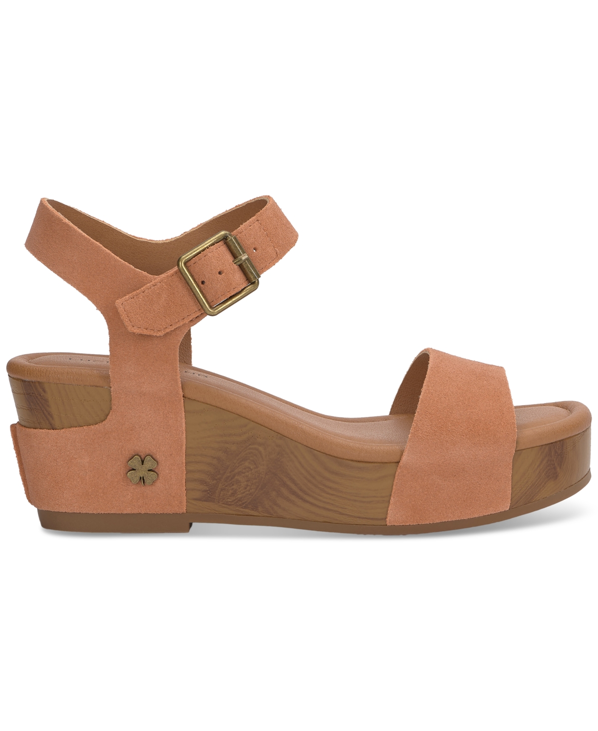 Lucky Brand Women's Adario Adjustable Ankle-Strap Wedge Sandals