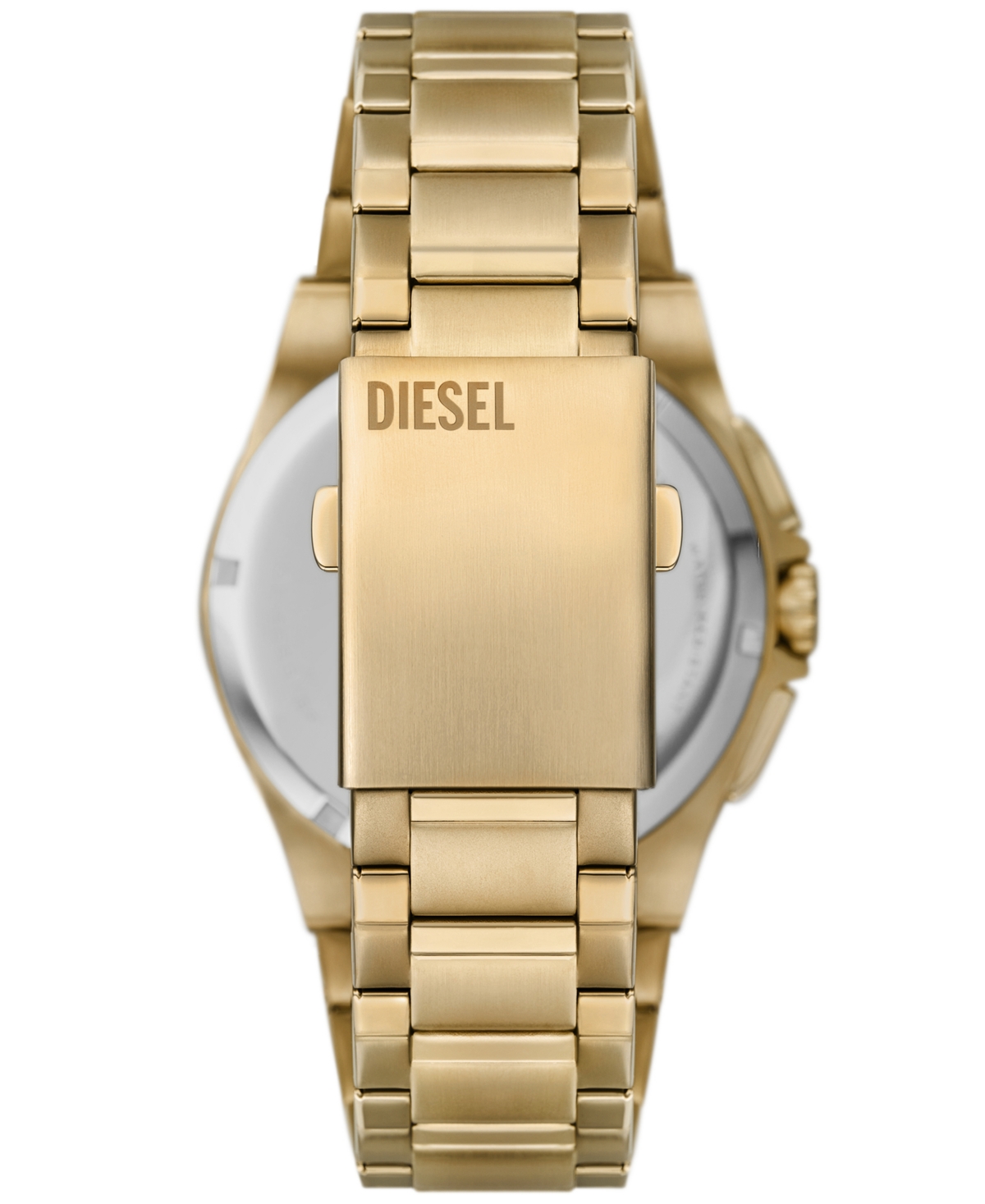 Shop Diesel Men's Framed Chronograph Gold-tone Stainless Steel Watch 44mm