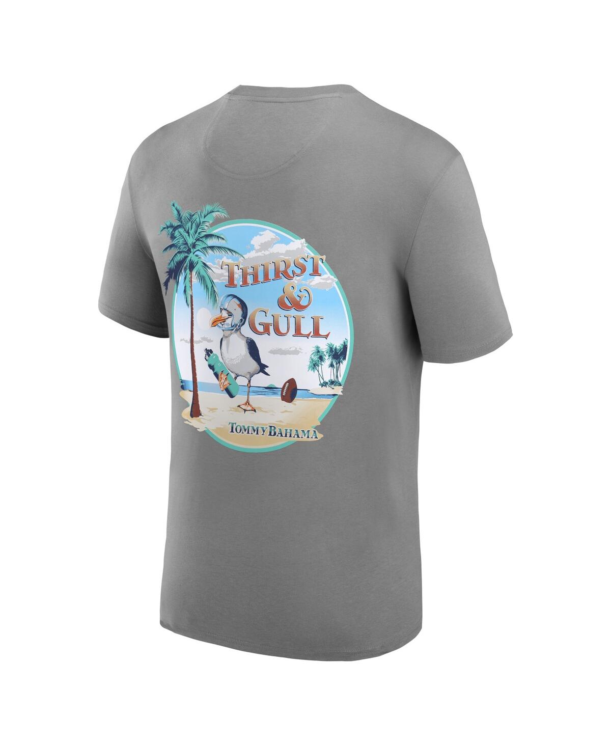 Shop Tommy Bahama Men's  Gray Ohio State Buckeyes Thirst And Gull T-shirt