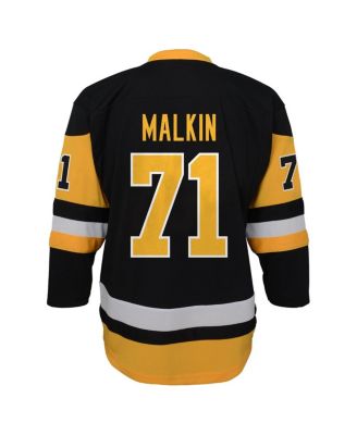 Big Boys Evgeni Malkin Black Pittsburgh Penguins Home Replica Player Jersey