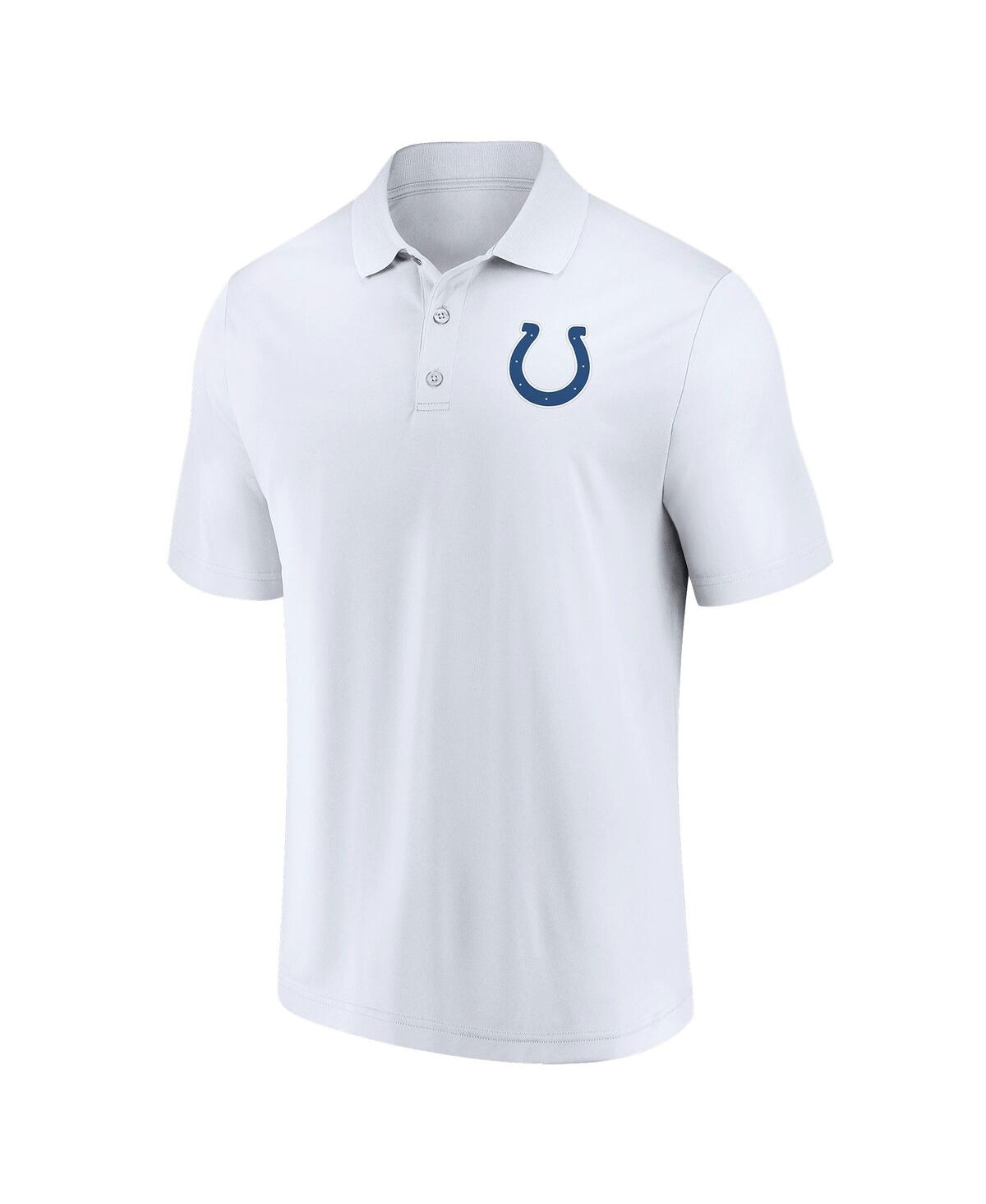 Shop Fanatics Men's  White Indianapolis Colts Component Polo Shirt