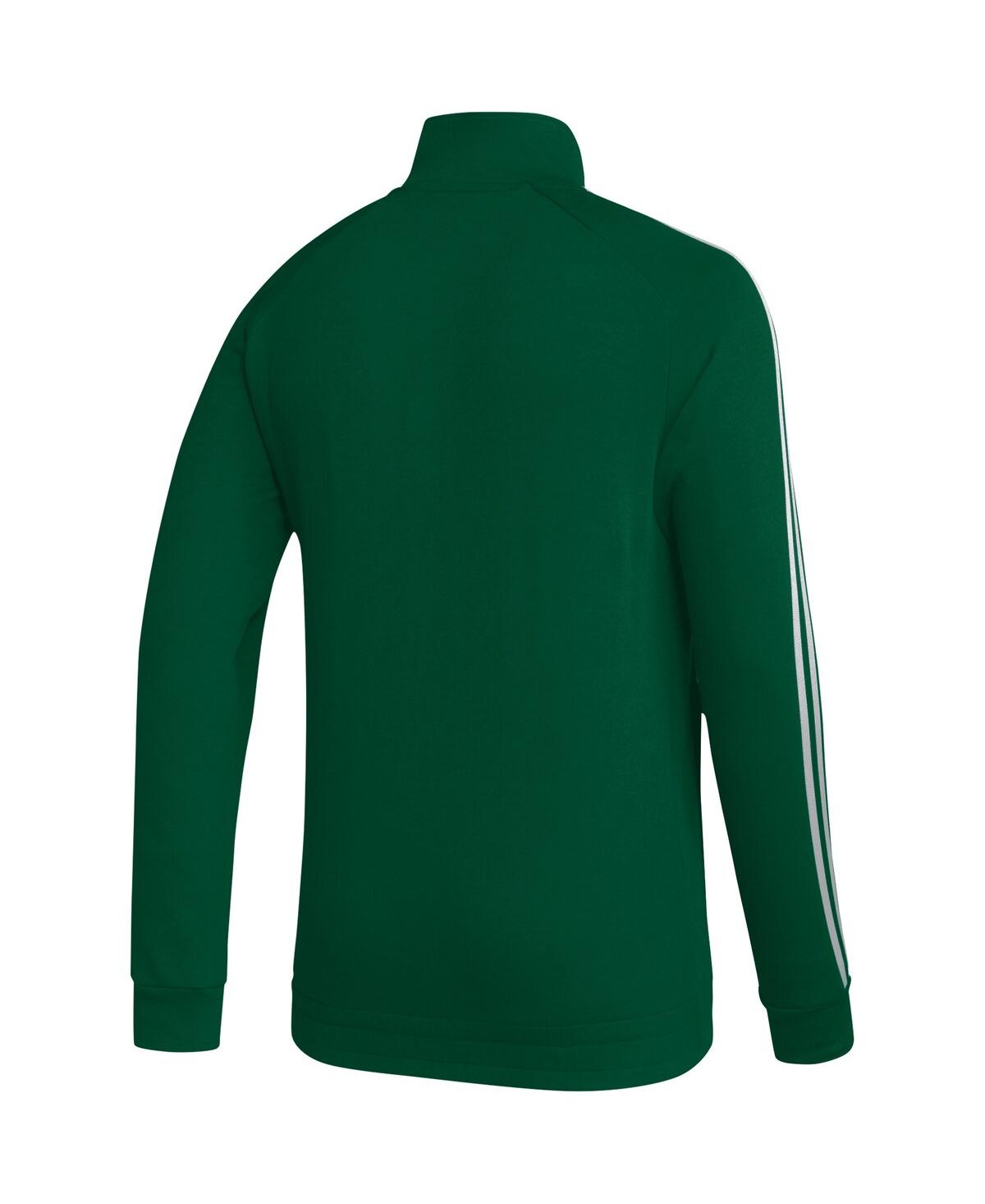 Shop Adidas Originals Men's Adidas Green Minnesota Wild Raglan Full-zip Track Jacket