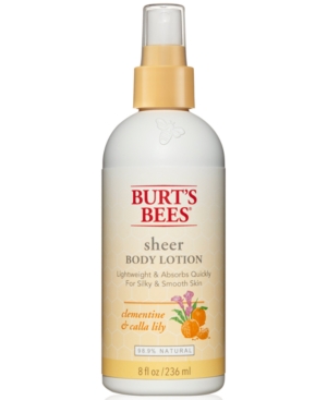 UPC 792850026445 product image for Burt's Bees Clementine & Calla Lilly Sheer Body Lotion | upcitemdb.com