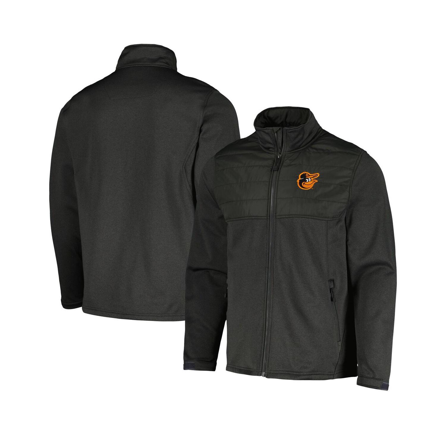 Men's Heather Black Baltimore Orioles Explorer Full-Zip Jacket