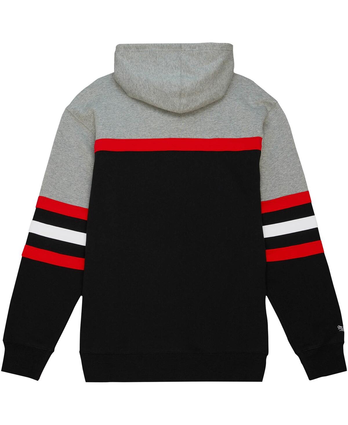 Shop Mitchell & Ness Men's  Black Texas Tech Red Raiders Head Coach Pullover Hoodie