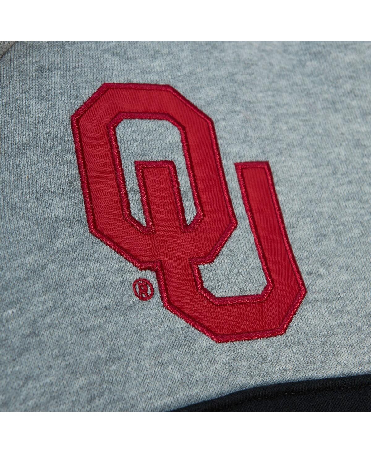 Shop Mitchell & Ness Men's  Red Oklahoma Sooners Head Coach Pullover Hoodie