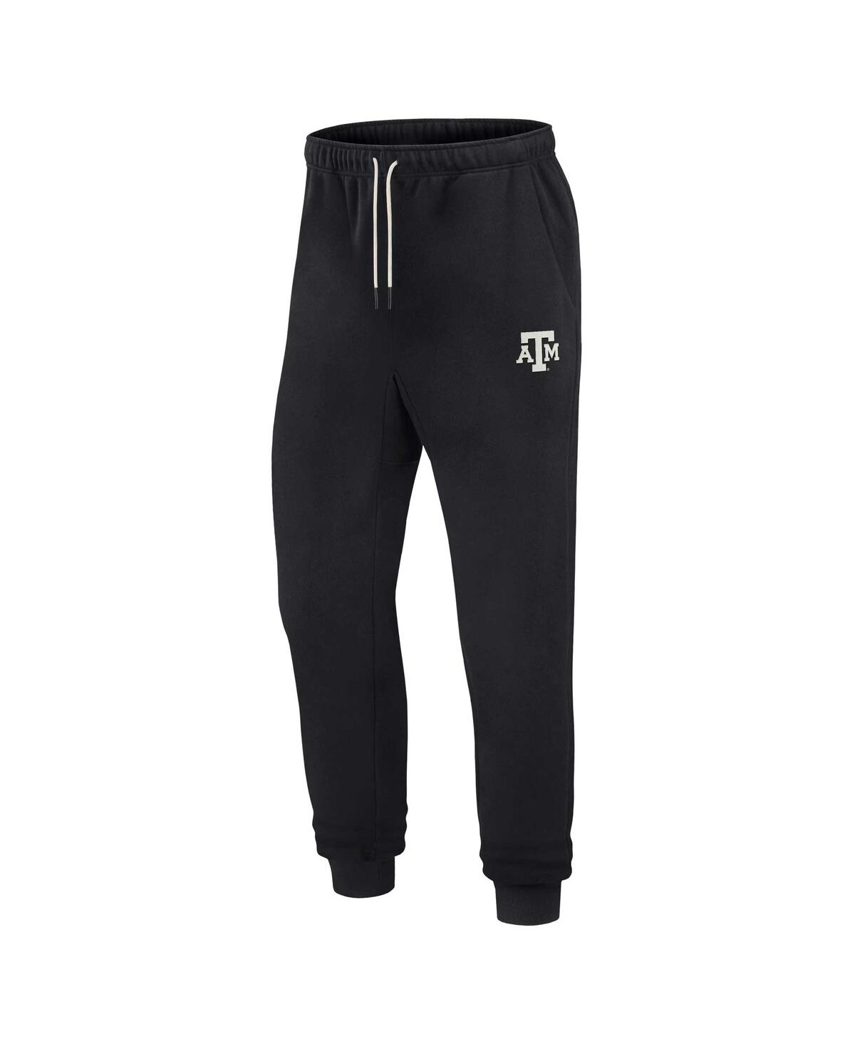 Fanatics Signature Men's And Women's  Black Texas A&m Aggies Super Soft Fleece Jogger In Black