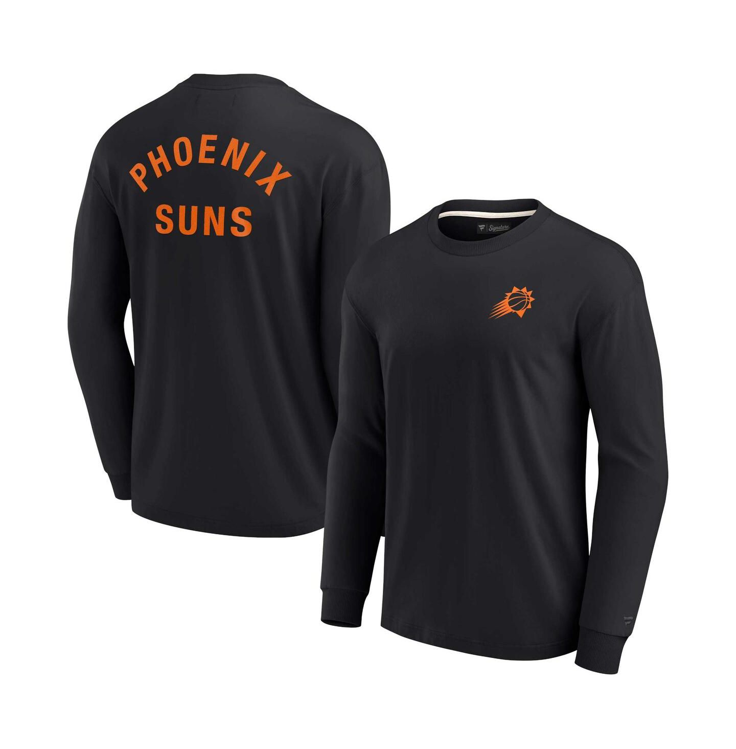 Футболка Fanatics Signature Black Phoenix Suns Super Soft Long Sleeve — фото 1