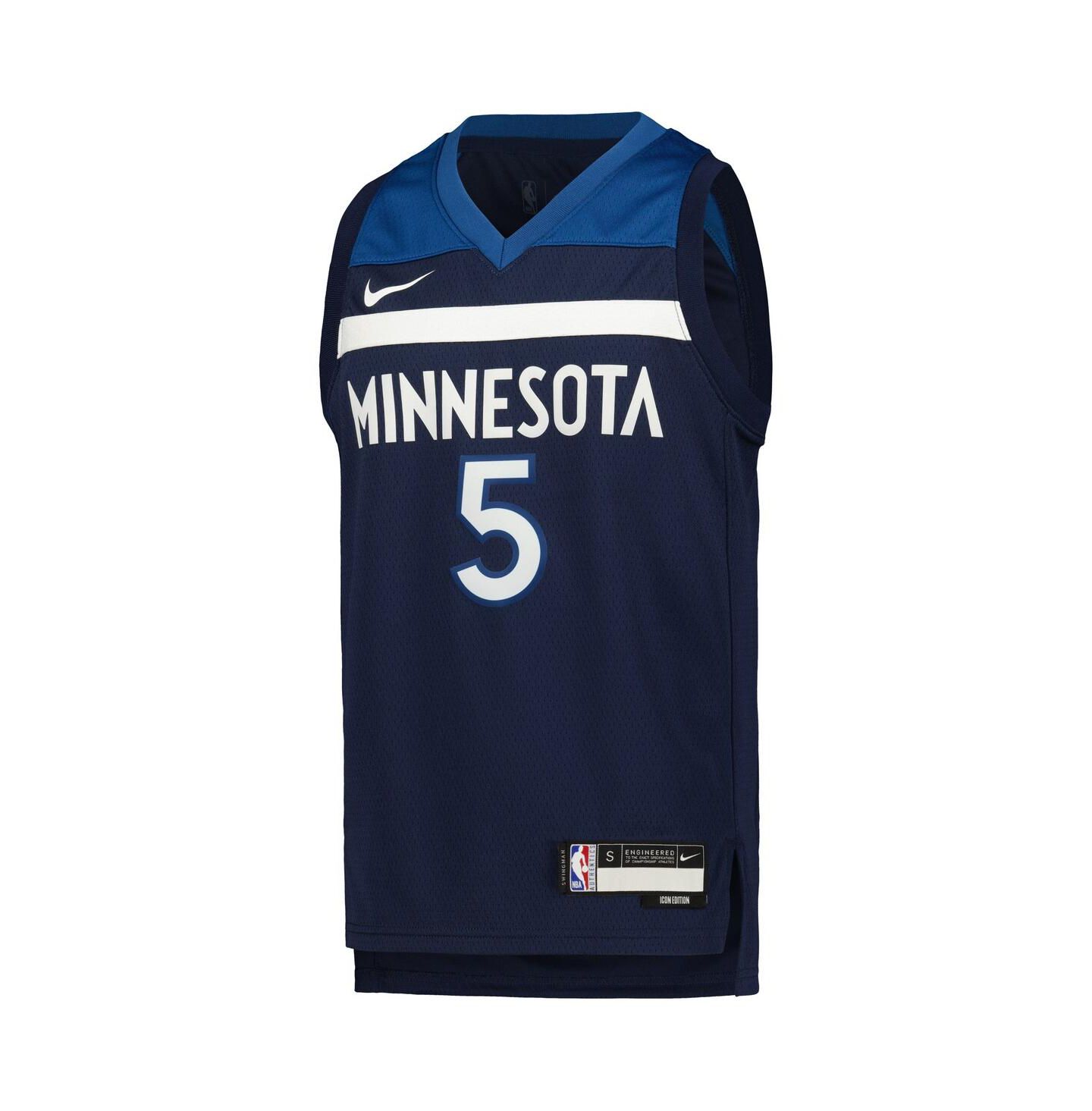 Детская джерси Nike Anthony Edwards Minnesota Timberwolves Swingman Icon Edition, Navy — фото 3