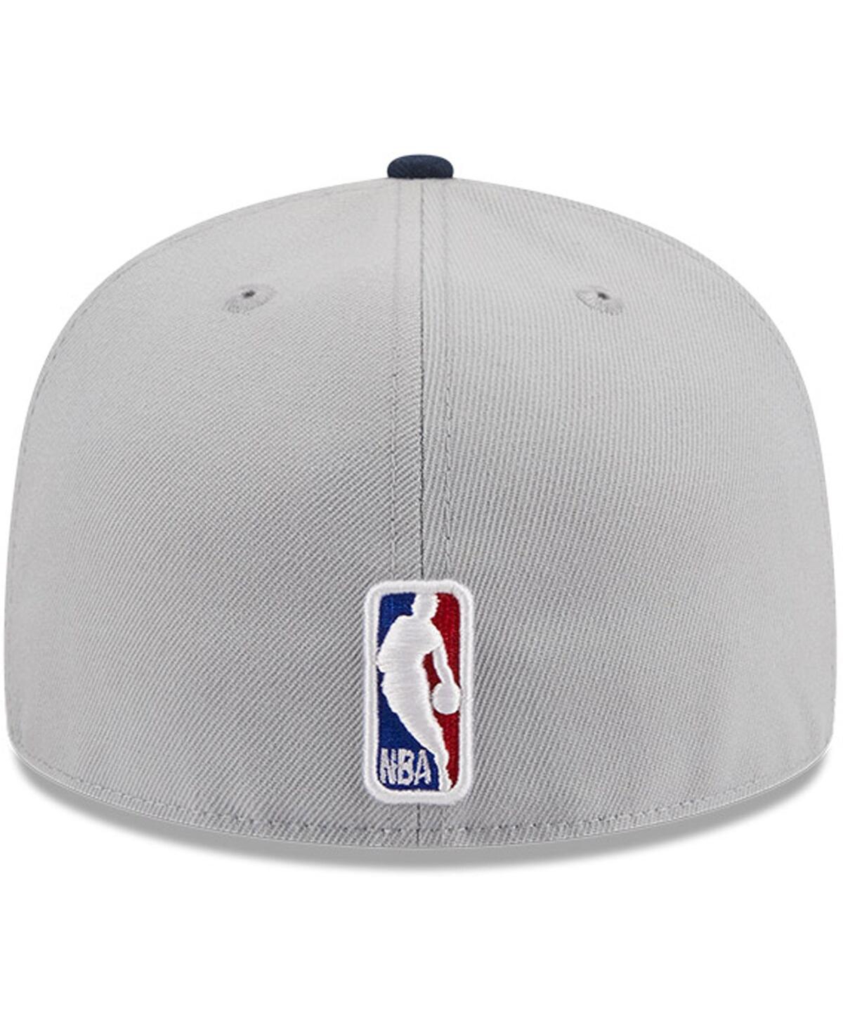 Men's New Era Navy Denver Nuggets Tip-Off Two-Tone 59FIFTY Fitted Hat - Navy