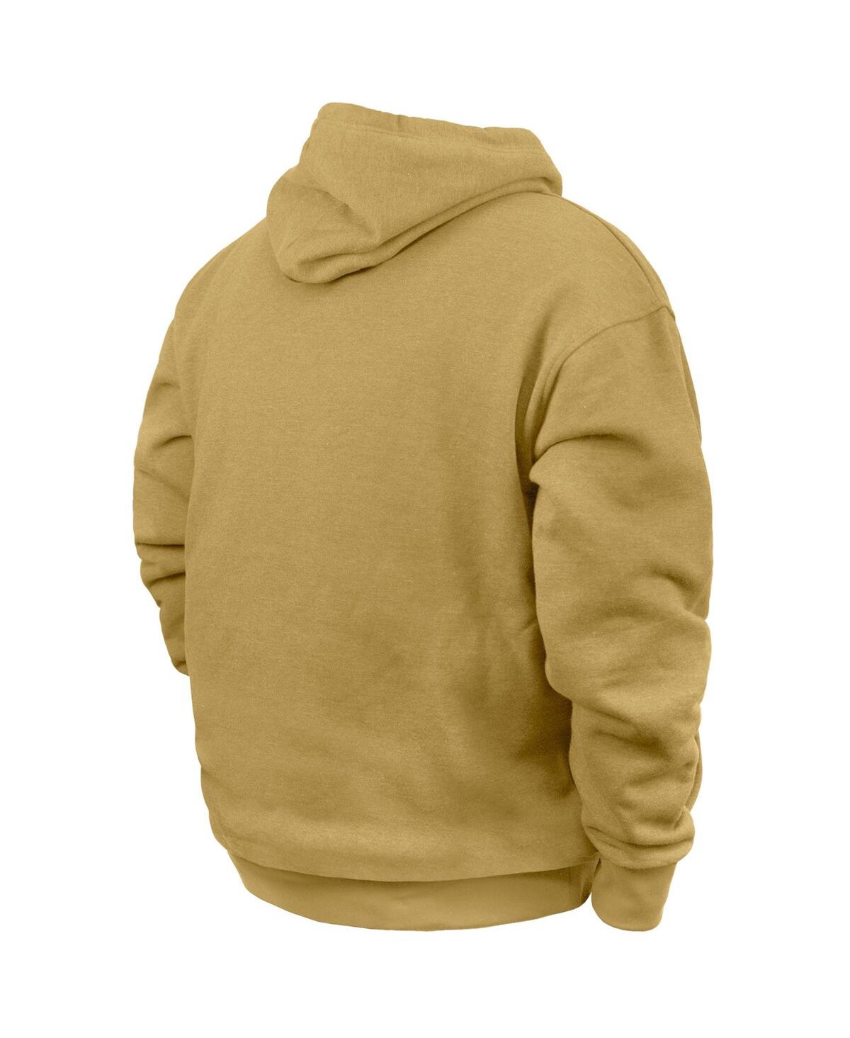 Shop New Era Men's  Tan Charlotte Hornets Big And Tall 2023/24 City Edition Pullover Hoodie