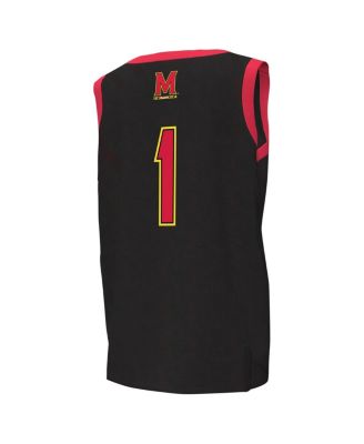 Big Boys #1 Black Maryland Terrapins Replica Basketball Jersey
