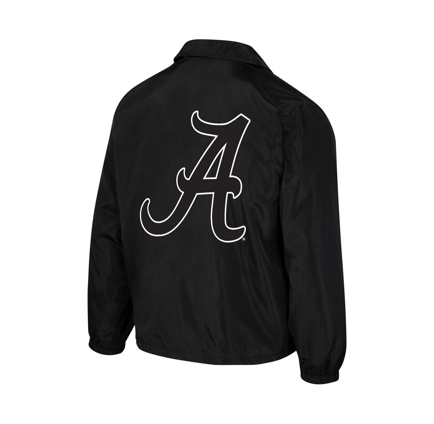 Men's and Women's Black Alabama Crimson Tide Coaches Full-Snap Jacket