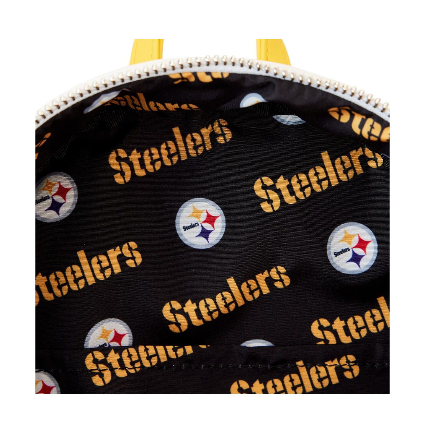 Рюкзак Loungefly and Pittsburgh Steelers Sequin Mini — фото 3