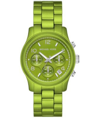 Michael Kors Women's Limited Edition Runway Chronograph Pear