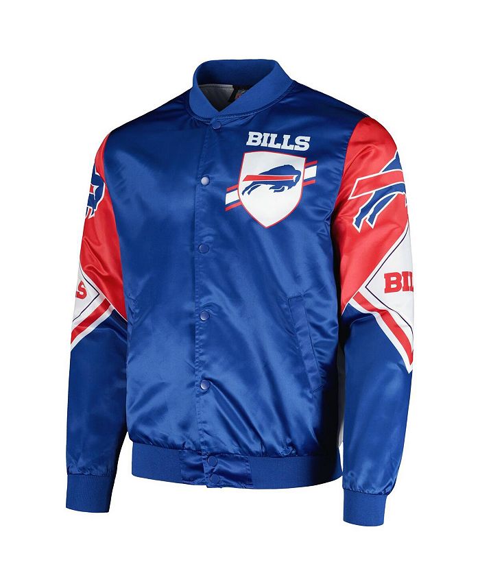 Chalk Line Men's Royal Buffalo Bills Fanimation Satin FullSnap Jacket