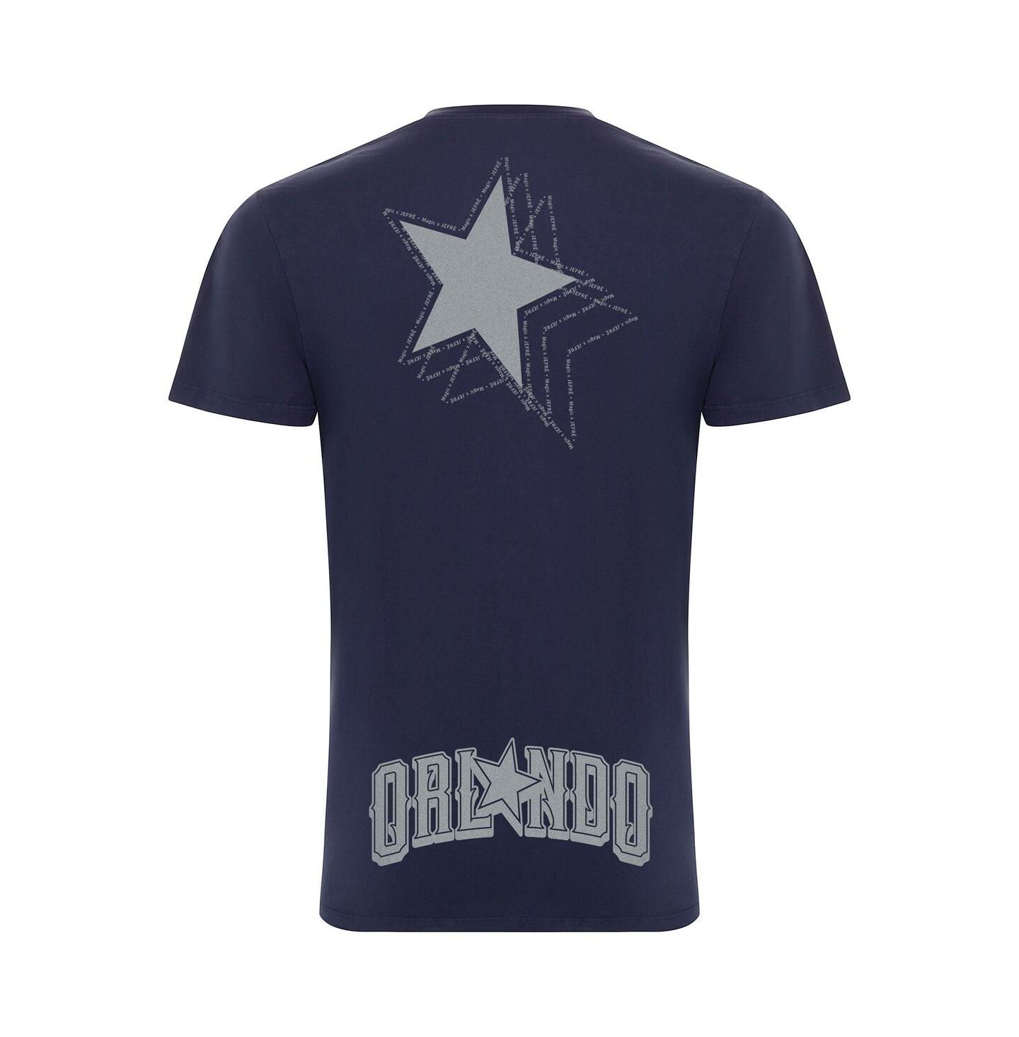 Футболка Sportiqe Heather Navy Orlando Magic x Jefre 2023/24 City Edition Bingham — фото 2
