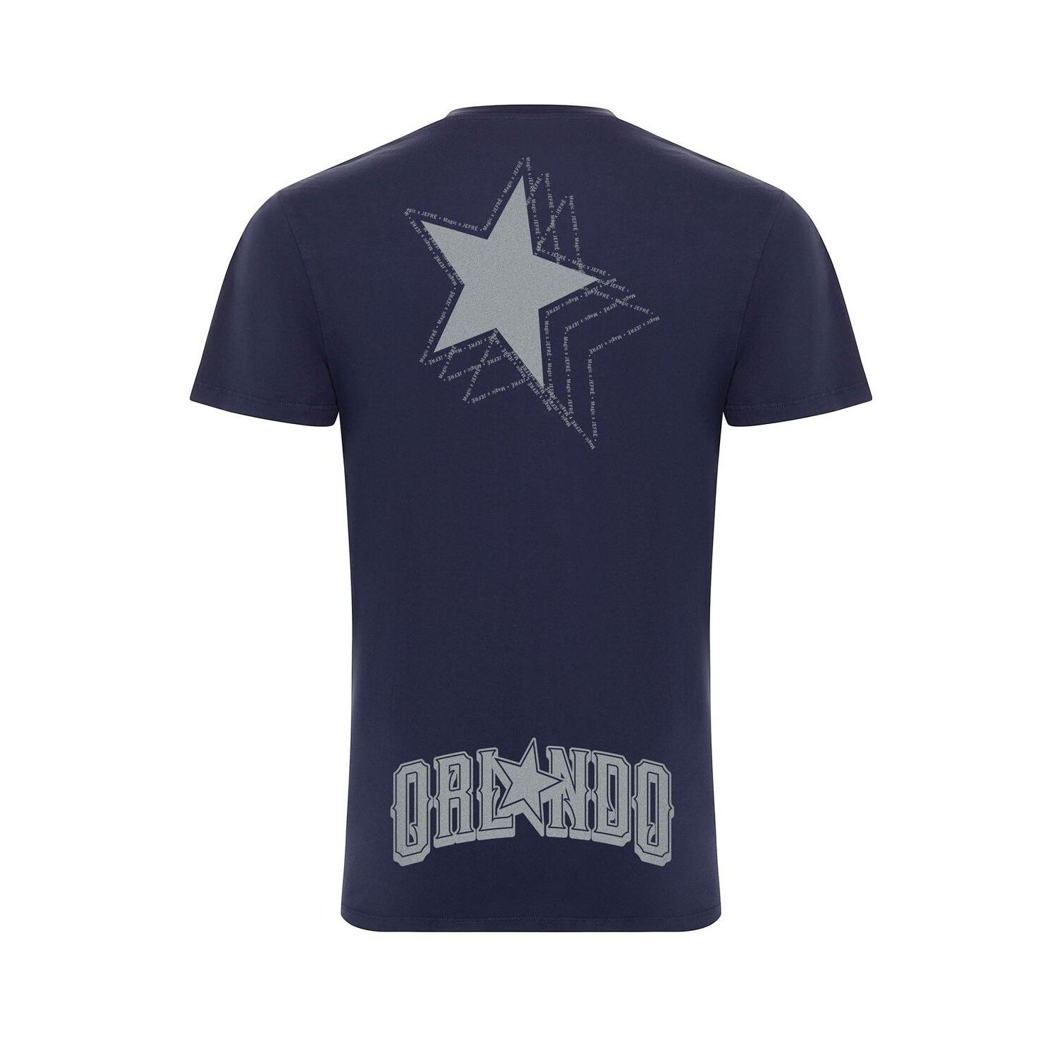 Men's and Women's Heather Navy Orlando Magic x JEFRE 2023/24 City Edition Bingham T-shirt
