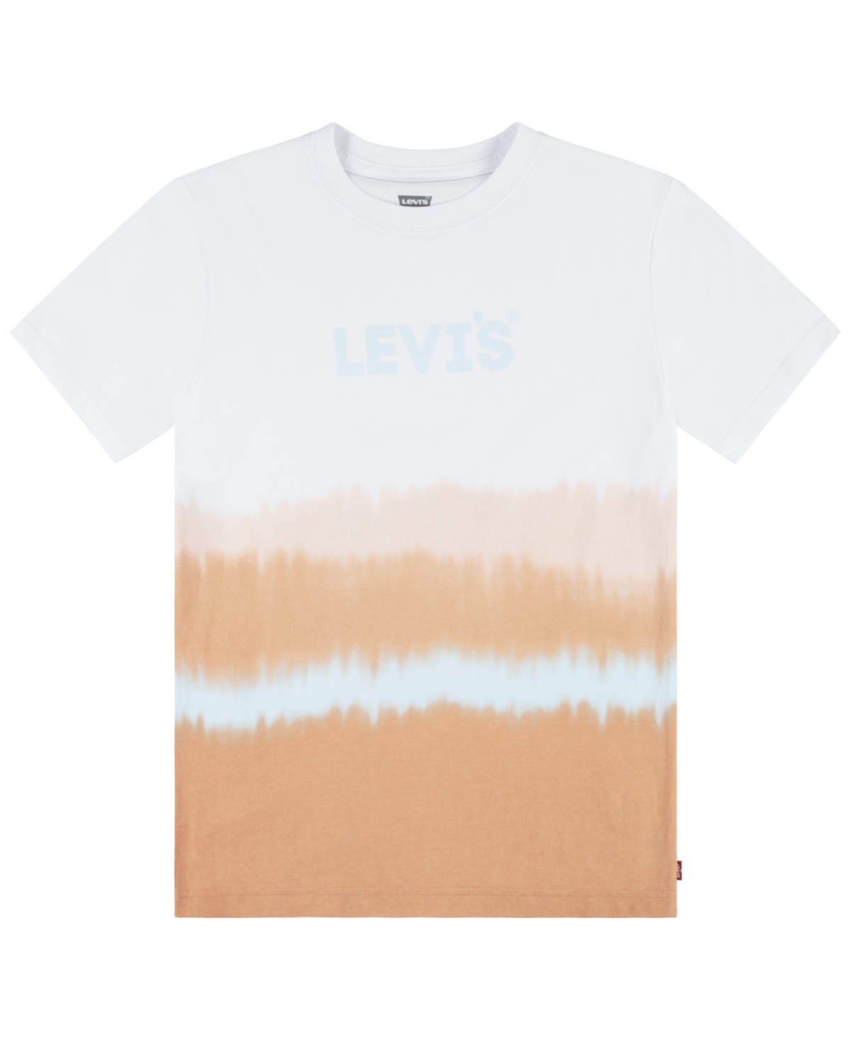 Shop Levi's Big Boys Lazy Gradient Short Sleeve T-shirt In Bright White
