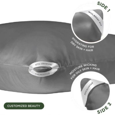 22-Momme Mulberry Silk and Eucalyptus DualSilk Pillowcase