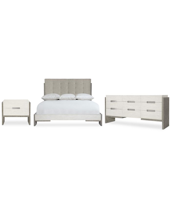 Bernhardt Fantasia 3pc Bedroom Set (Queen Bed + Dresser + Nightstand) Macy's