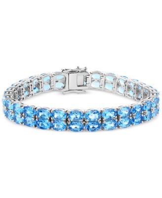 EFFY&reg; Amethyst Tennis Bracelet (25-1/3 ct. t.w.) in Sterling Silver. (Also available in Citrine & Blue Topaz)