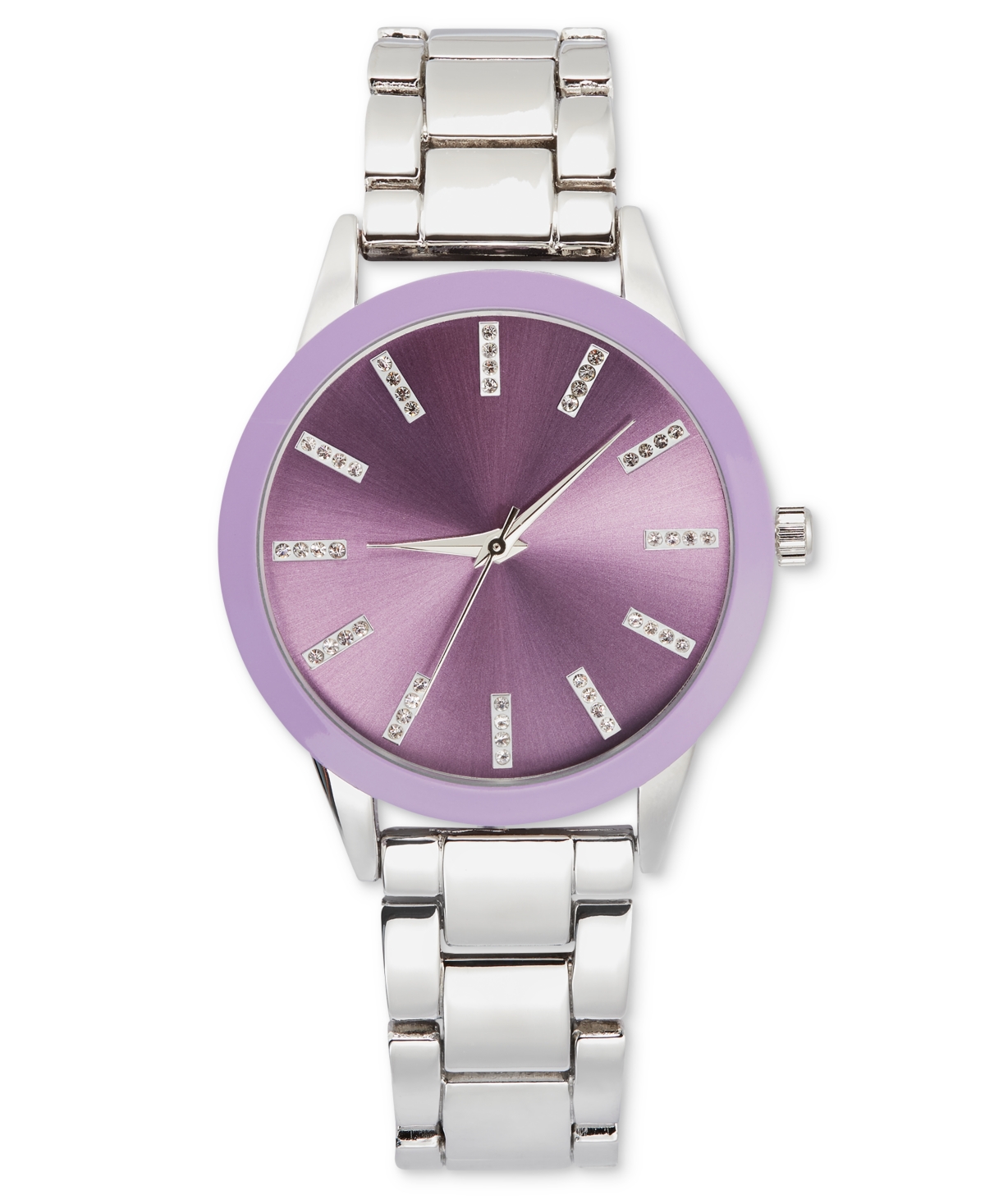 Inc International Concepts Women's Silver-tone Bracelet Watch 39mm, Created For Macy's