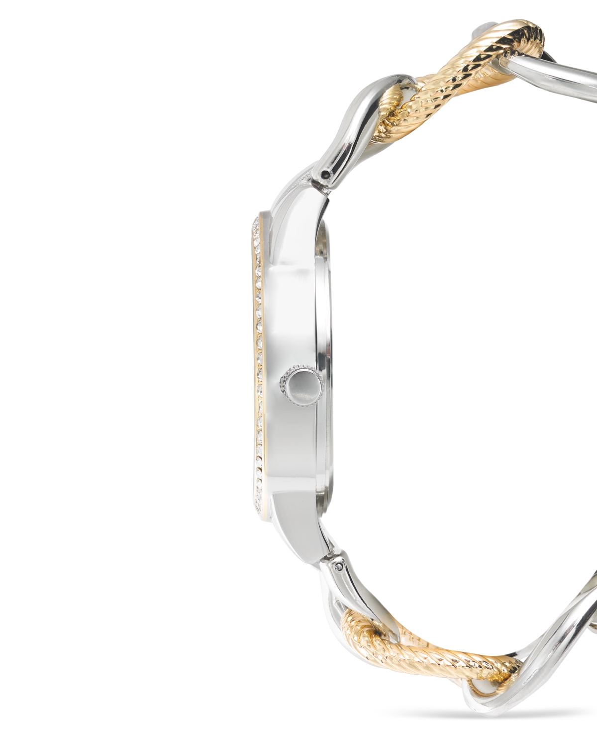 I.n.c. International Concepts Women's Two-Tone Chain-Link Bracelet Watch 40mm, Created for Macy's
