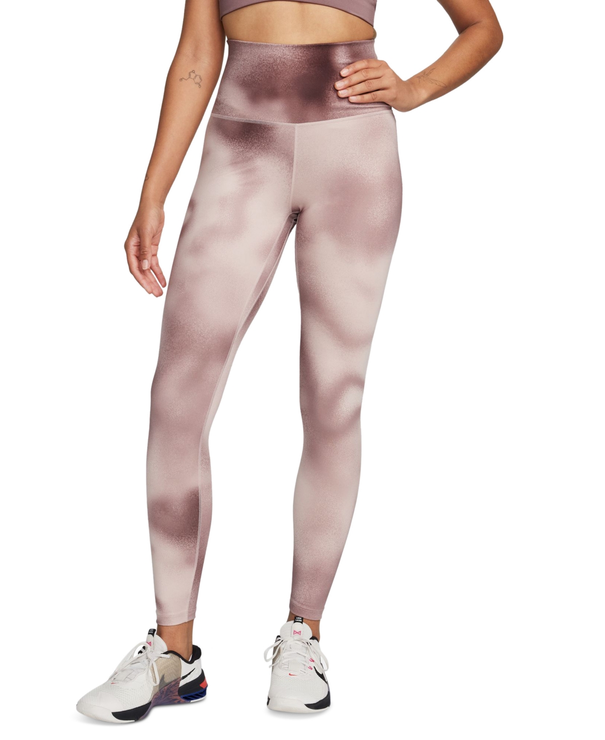 Nike Pro 365 Women's High-Waisted 7/8 Mesh Panel Leggings - Macy's