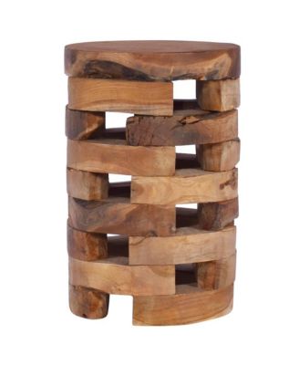 Beside Cabinet 11.8"x11.8"x17.7" Solid Teak Wood