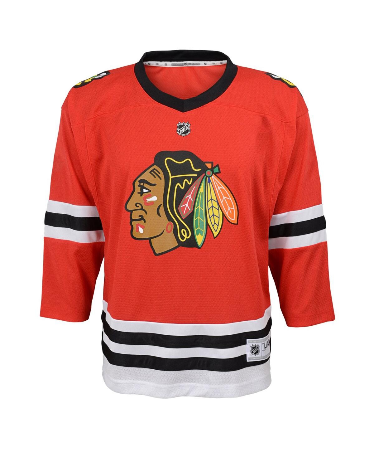 Big Boys Connor BedardChicago Blackhawks Home Replica Player Jersey - Red