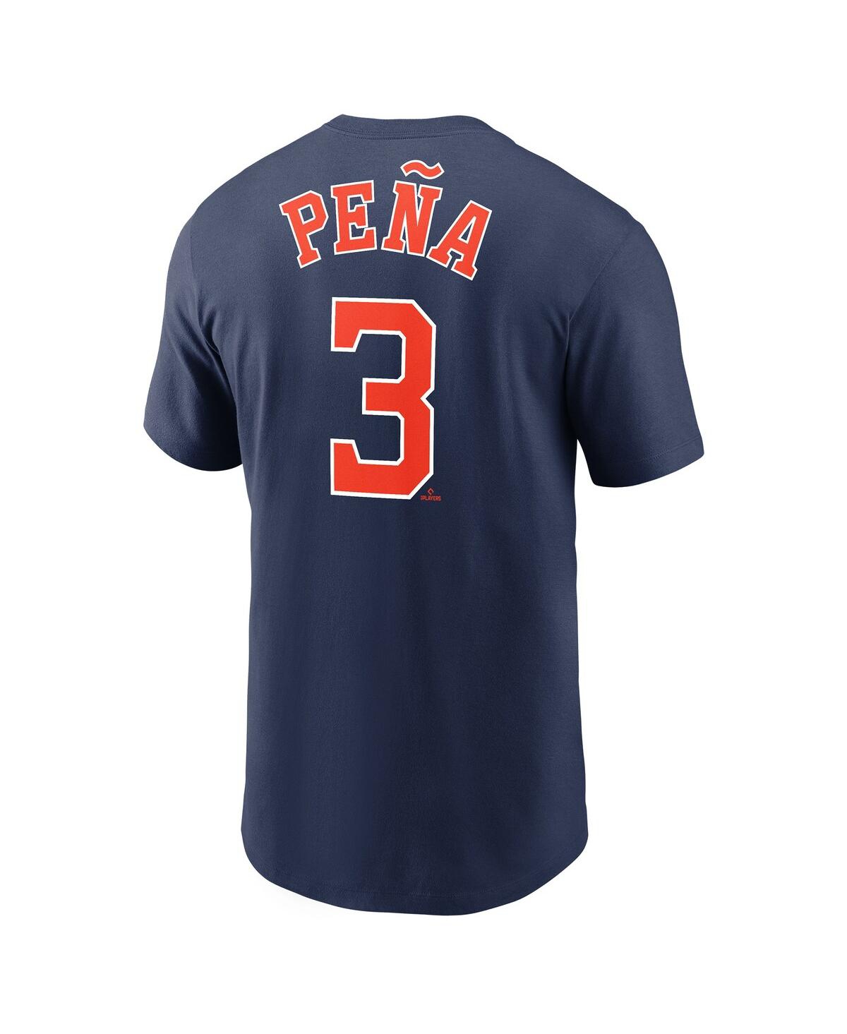 Men's Nike Jeremy PenaHouston Astros Player Name and Number T-shirt - Navy