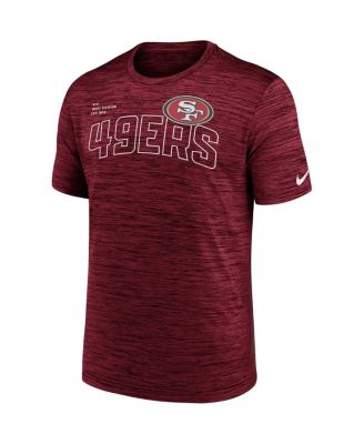 Men's Scarlet San Francisco 49ers Velocity Arch Performance T-shirt