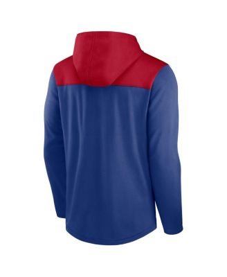 Men's Royal New York Giants Fan Gear Pullover Hoodie