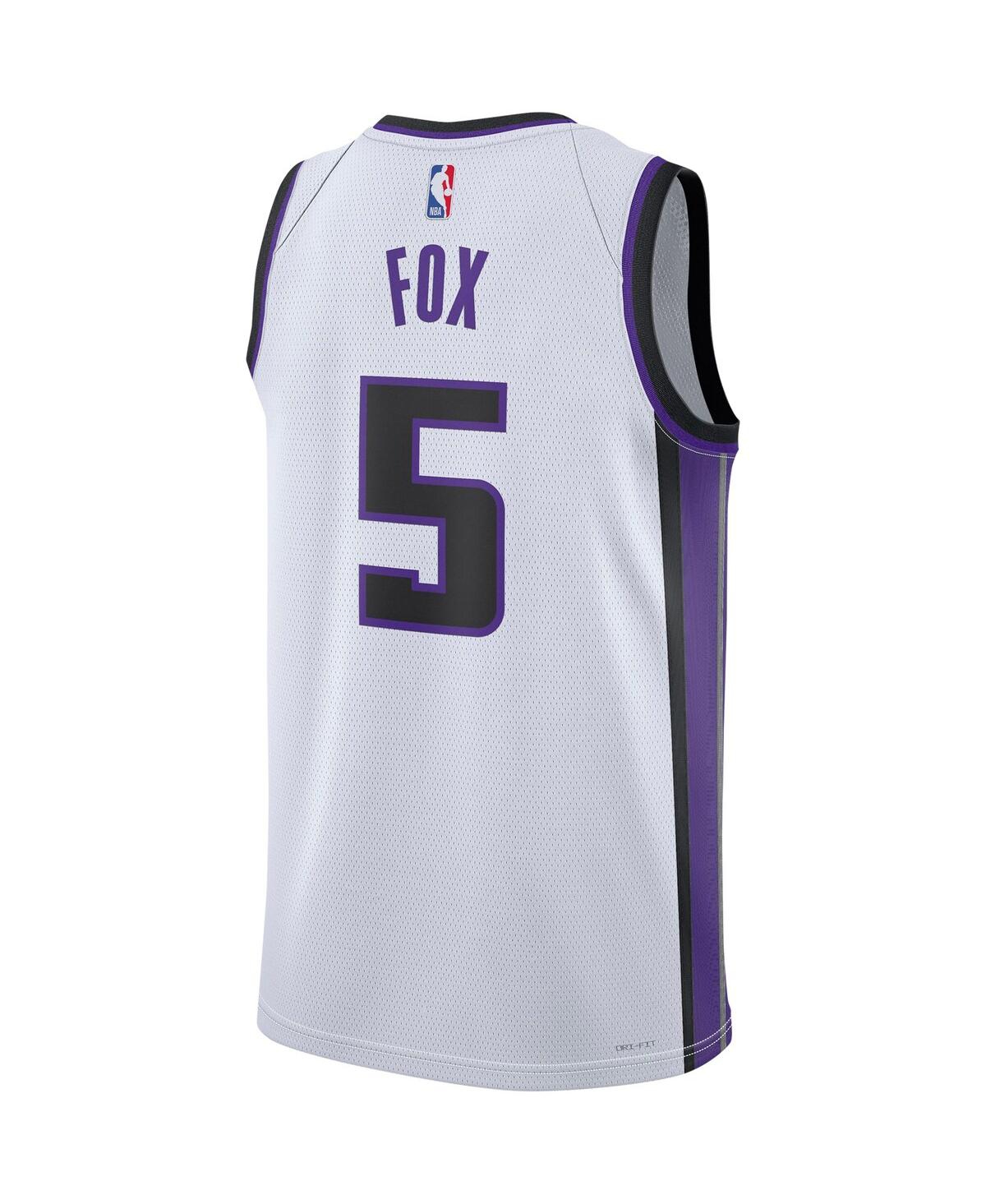 Men's and Women's Nike De'Aaron FoxSacramento Kings Swingman Jersey - Association Edition - White