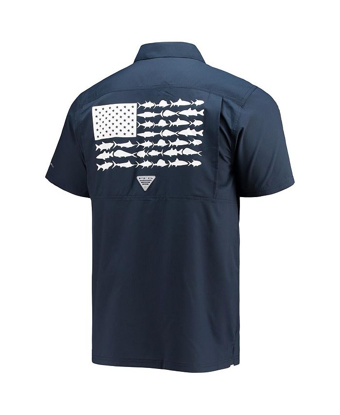 Chemise Columbia PFG Omni-Shade - Dallas Cowboys - Taille L - Pêche Outdoors - Bleu