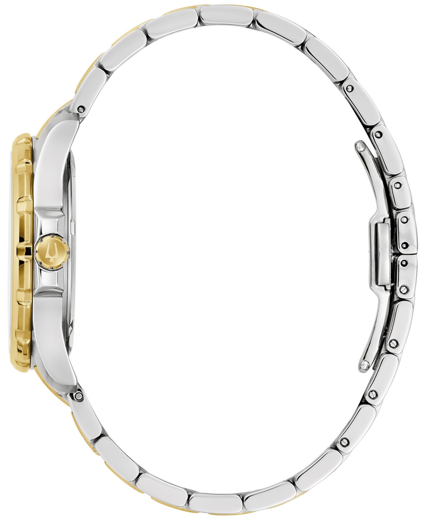Женские часы Bulova Marine Star Diamond Accent Two-Tone Stainless Steel Bracelet Watch 36mm — фото 2
