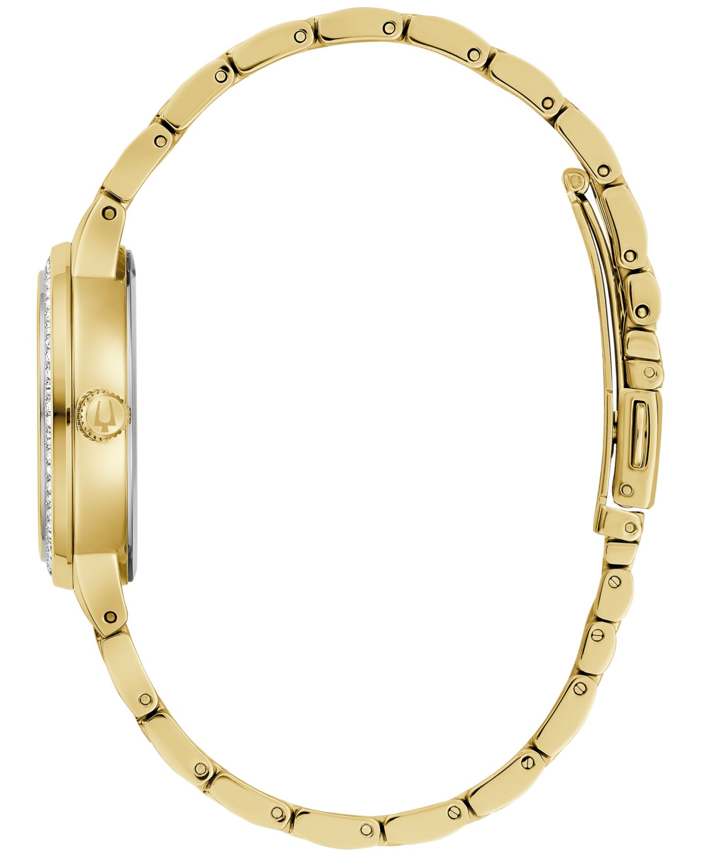 Женские часы Bulova Phantom Gold-Tone Stainless Steel Bracelet Watch 33mm — фото 2