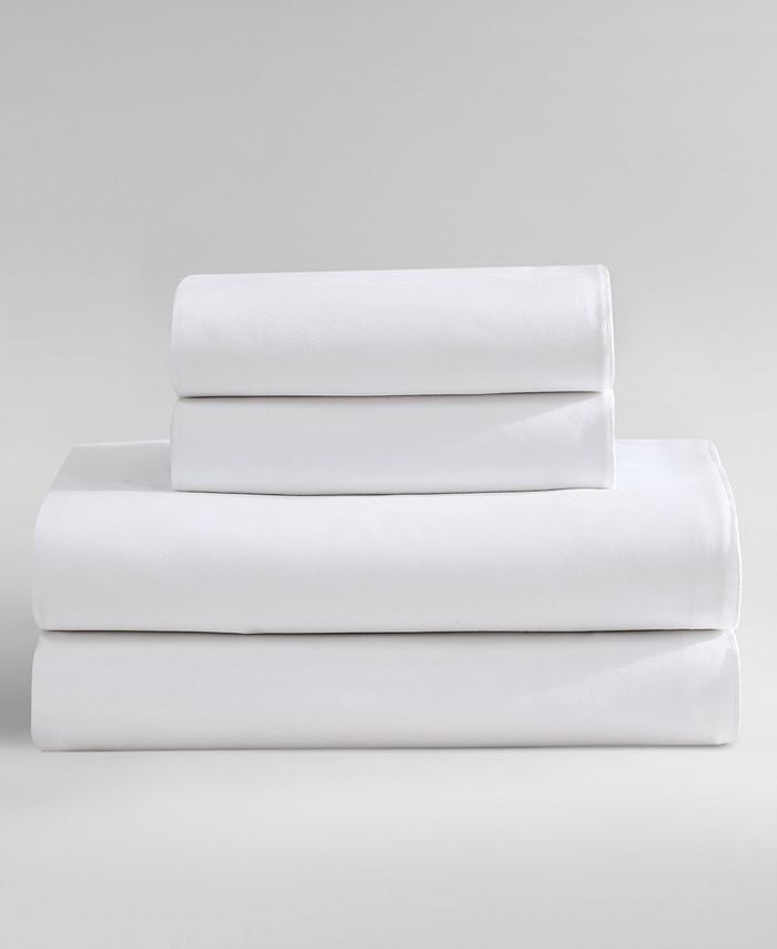 Calvin Klein Pearl Edge 300 Thread Count Cotton Sateen 4Pc. Sheet Set