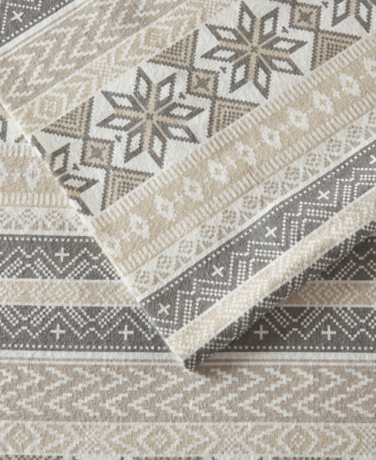 SLEEP PHILOSOPHY TRUE NORTH BY SLEEP PHILOSOPHY NOVELTY PRINTED COTTON FLANNEL 3-PC. SHEET SET, TWIN XL 