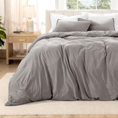 Ultra-Soft Sand washed King Duvet Cover & Sham Set